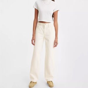 Levi’s Baggy Dad Women’s Jeans White